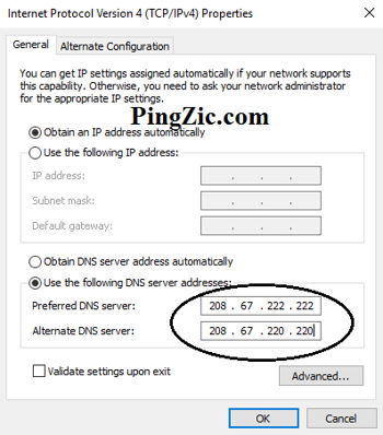 Change-DNS-Server-addresses