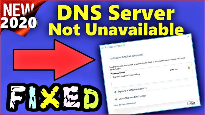 DNS Server Unavailable