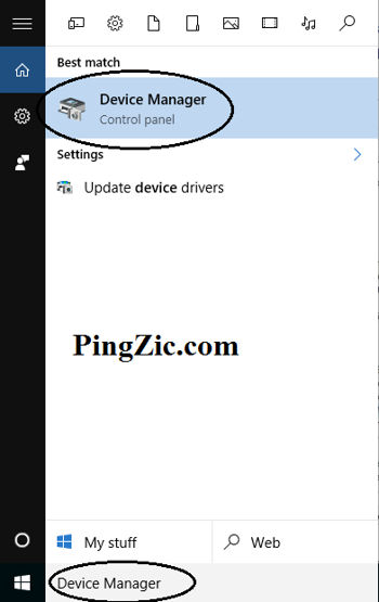 Device-Manager-in-Search-Results
