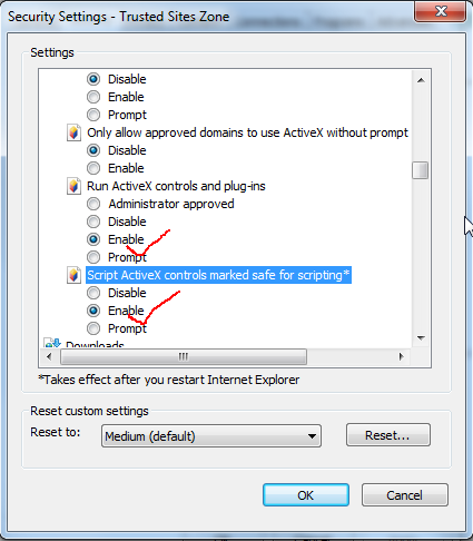 Download signed ActiveX controls
