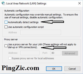 LAN-settings