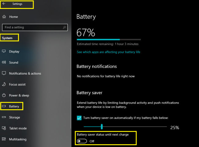 Turn-on-battery-saver-mode-in-Windows-settings