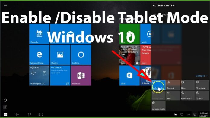 How to Enable and Disable Tablet Mode in Windows 10