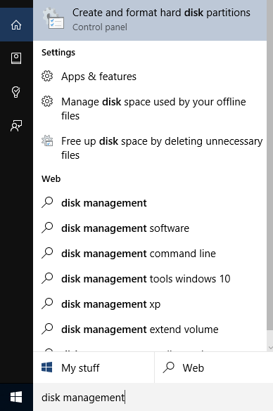 type-disk-management-search